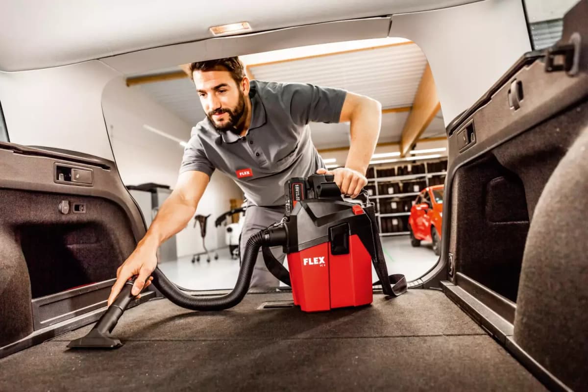 Flex VC 6 L MC 18.0 Li-Ion Compacte Accu Stofzuiger Body - 18V - 6L - Klasse L thumbnail 3