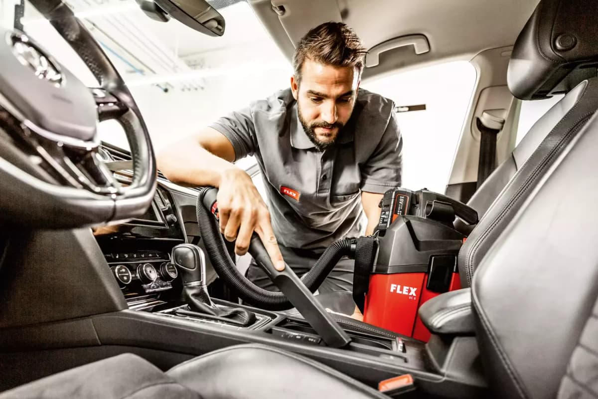 Flex VC 6 L MC 18.0 Li-Ion Compacte Accu Stofzuiger Body - 18V - 6L - Klasse L thumbnail 4