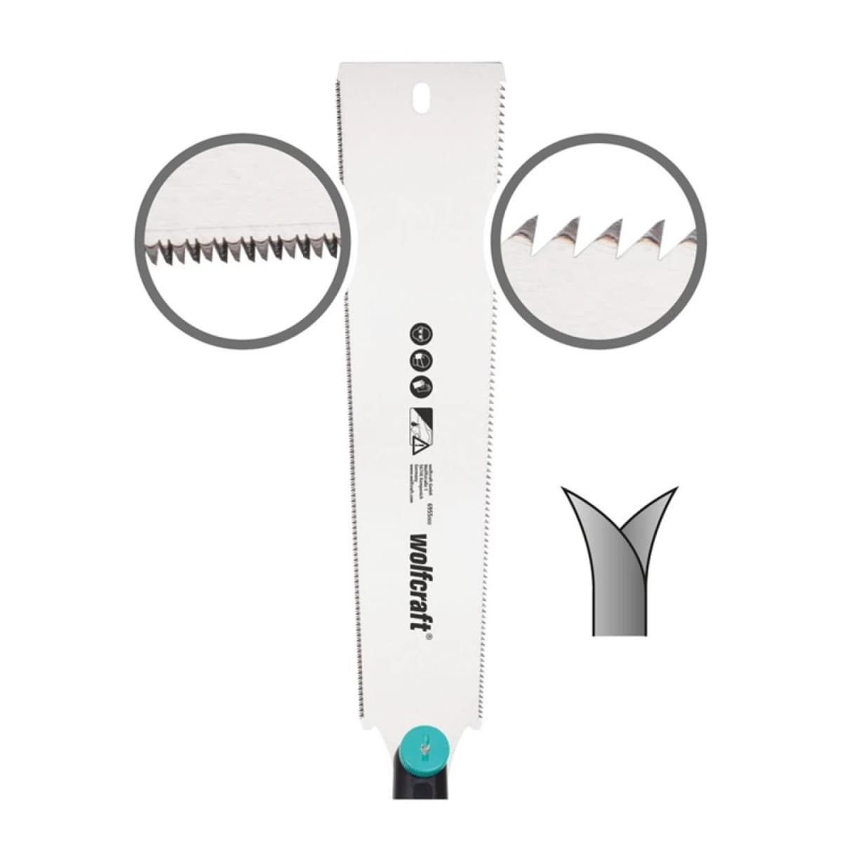 Wolfcraft 6955000 Japanse Zaag - 330mm - 17 TPI thumbnail 3