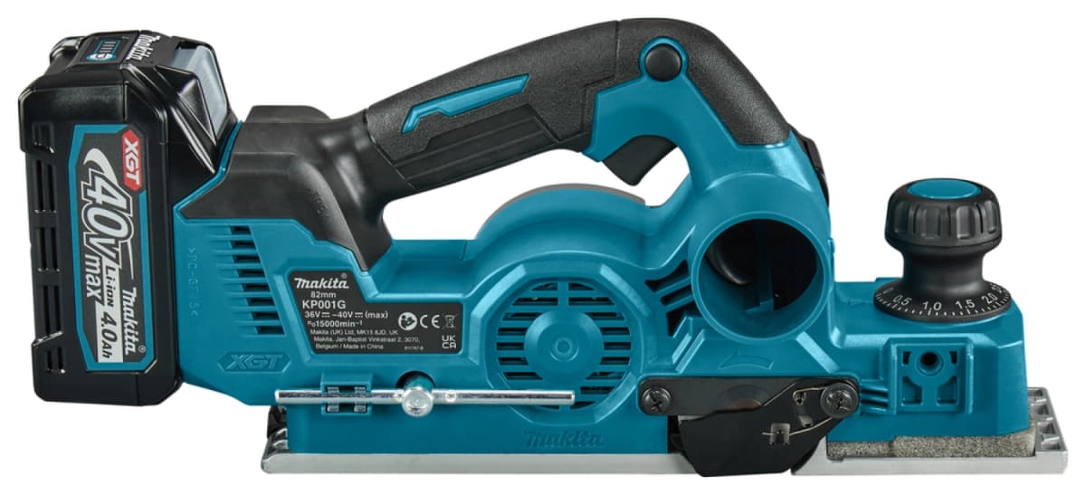 Makita KP001GM202 40V Max Li-Ion Accu Schaafmachine Set (2x 4,0Ah) Incl. AWS Zender In Mbox - 82mm thumbnail 4