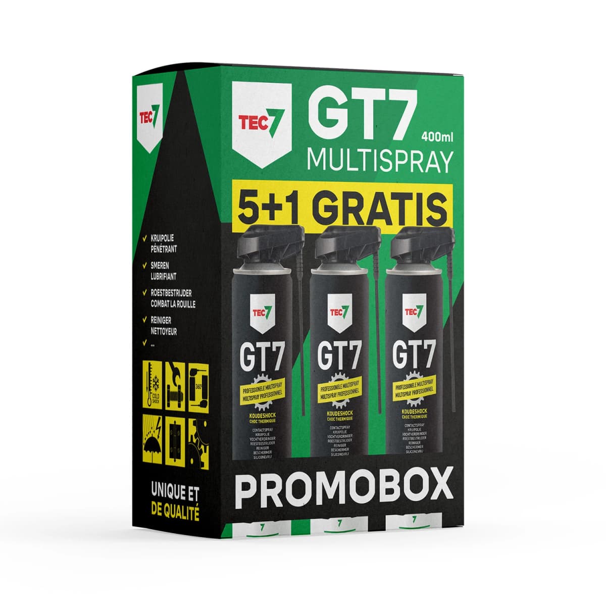 TEC7 GT7 Multispray 400ML 5+1 Promobox
