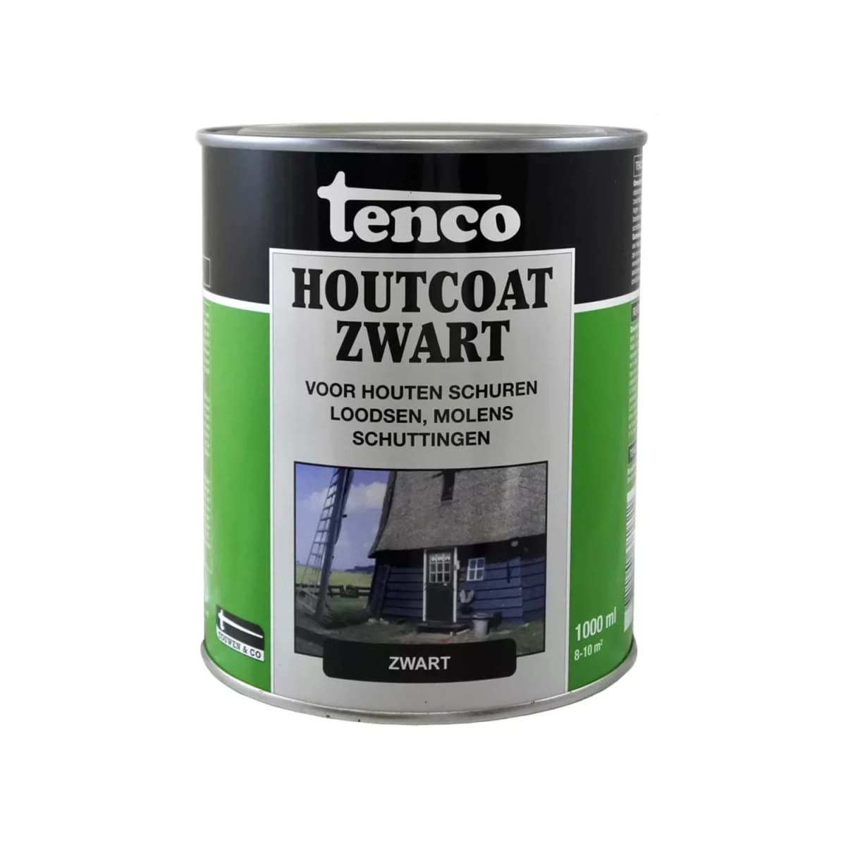 Tenco Houtcoat Teervrij - 1L - Zwart