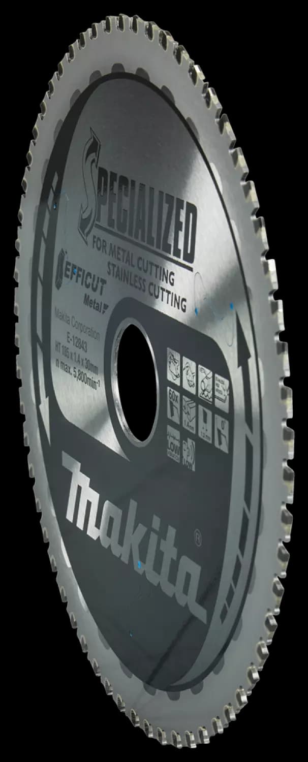Makita E-12843 Efficut Cirkelzaagblad RVS/Staal - 185x30x1,4mm 60T thumbnail 3