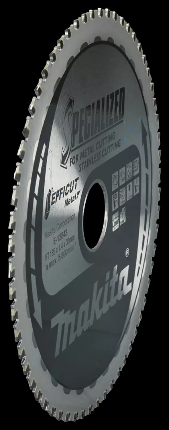Makita E-12843 Efficut Cirkelzaagblad RVS/Staal - 185x30x1,4mm 60T thumbnail 2