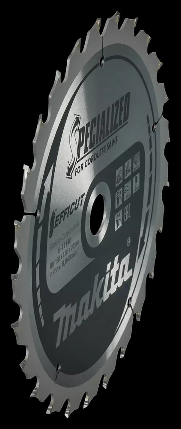 Makita E-11140 Efficut Cirkelzaagblad Hout - 190x20x1,85mm 25T thumbnail 2