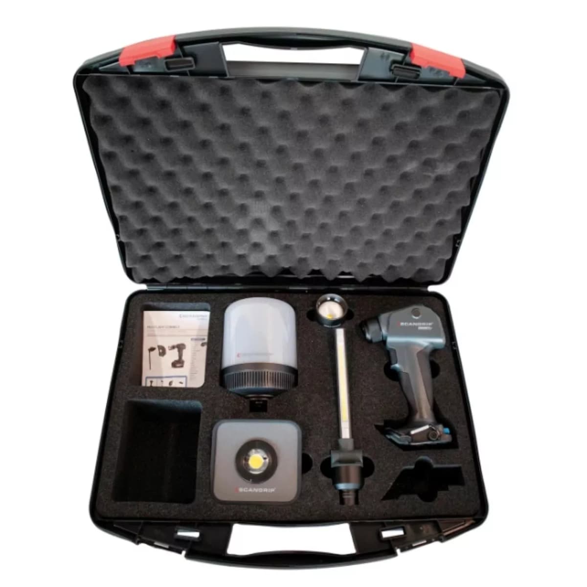 Scangrip MULTILIGHT CONNECT KIT 18V Accu LED Lamp Set Met Accessoires