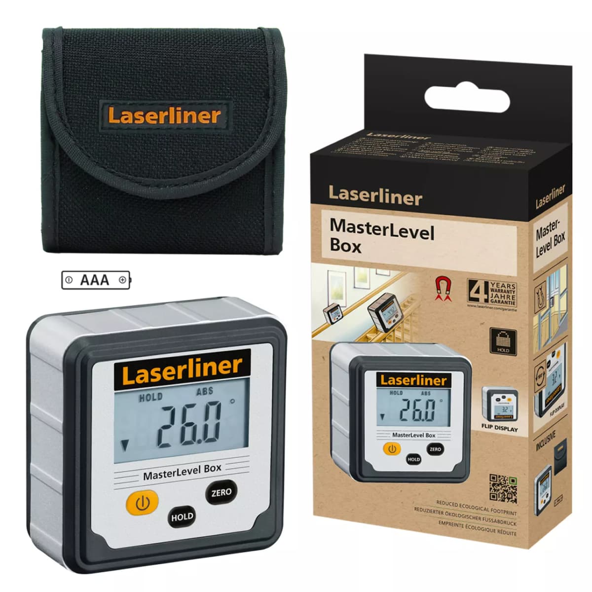Laserliner MasterLevel Box Digitale Waterpas In Tas - Magnetisch - 59mm thumbnail 2