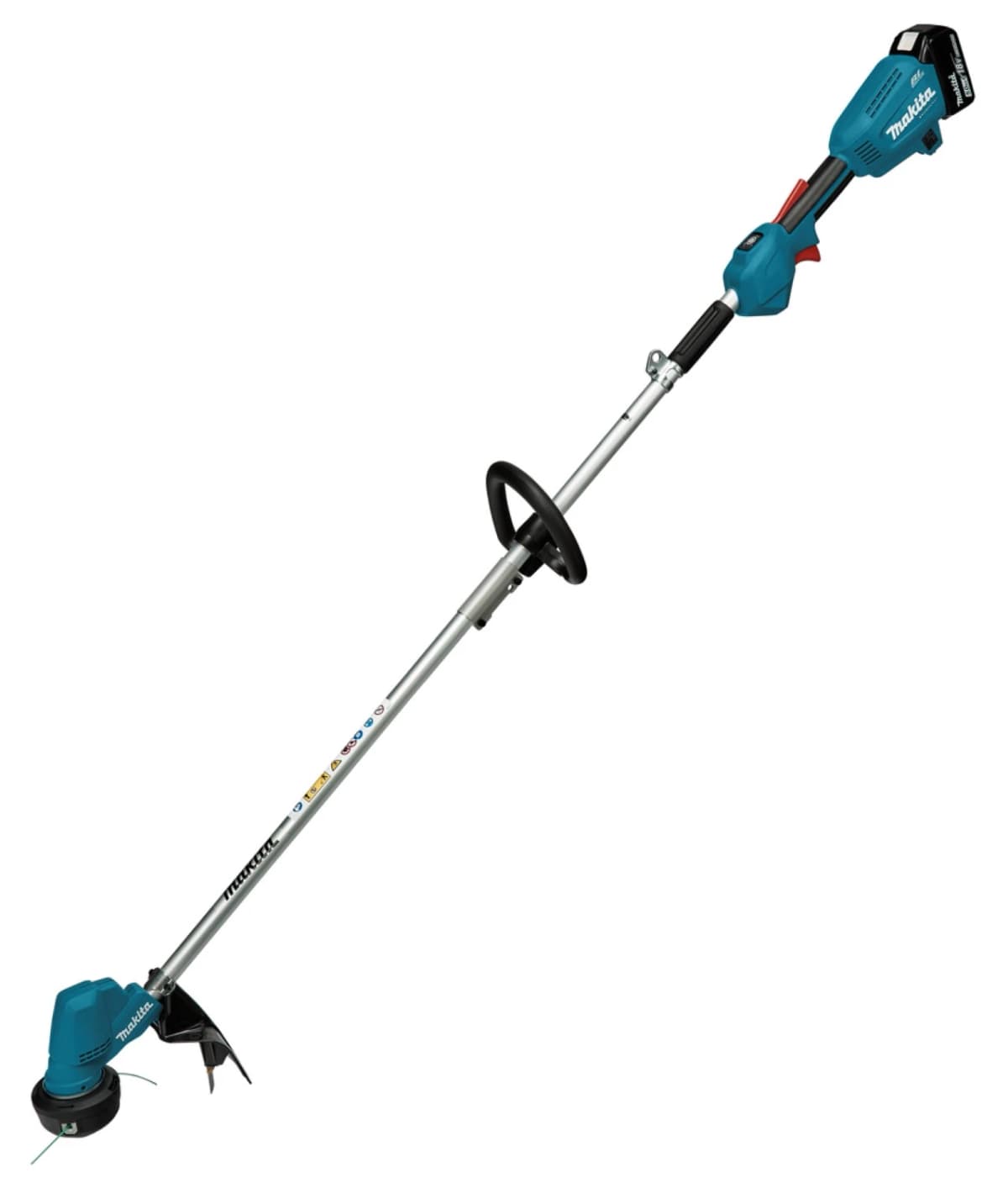 Makita DUR192LST 18V Li-Ion Accu Trimmer Set (1x 5,0Ah) - D-greep - 300mm - Koolborstelloos thumbnail 3