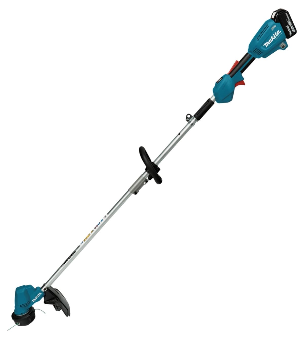 Makita DUR192LST 18V Li-Ion Accu Trimmer Set (1x 5,0Ah) - D-greep - 300mm - Koolborstelloos thumbnail 4