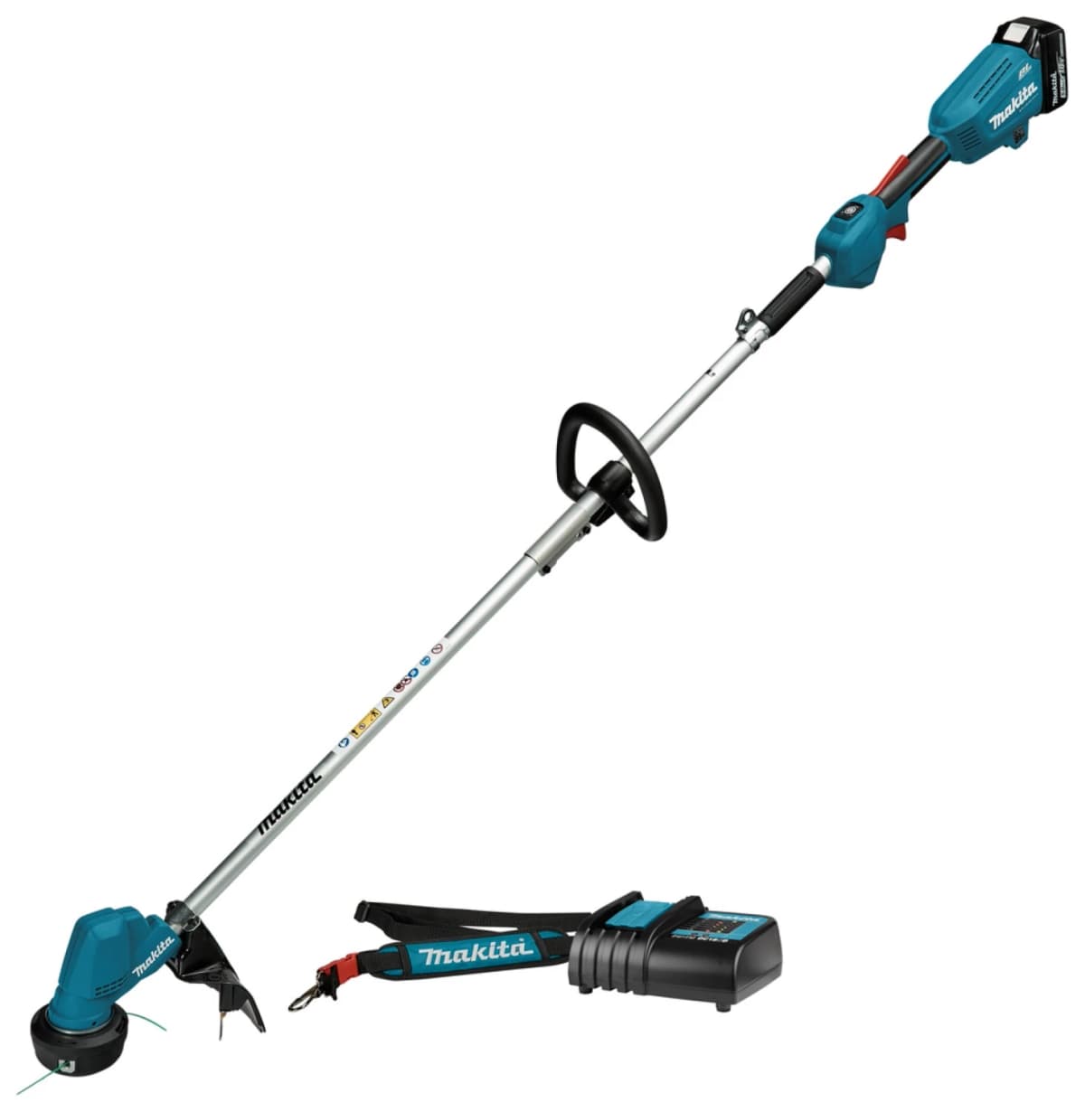 Makita DUR192LST 18V Li-Ion Accu Trimmer Set (1x 5,0Ah) - D-greep - 300mm - Koolborstelloos
