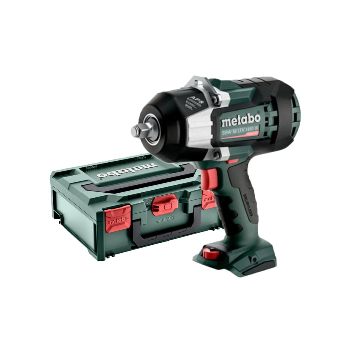 Metabo SSW 18 LTX 1450 BL Body 18V Li-ion Accu Slagmoersleutel Body In MetaBOX