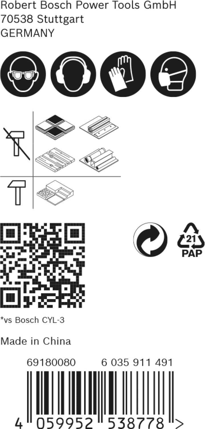 Bosch 2608900584 EXPERT 3-delige HEX-9 MultiConstruction Borenset - 5/6/8mm thumbnail 3