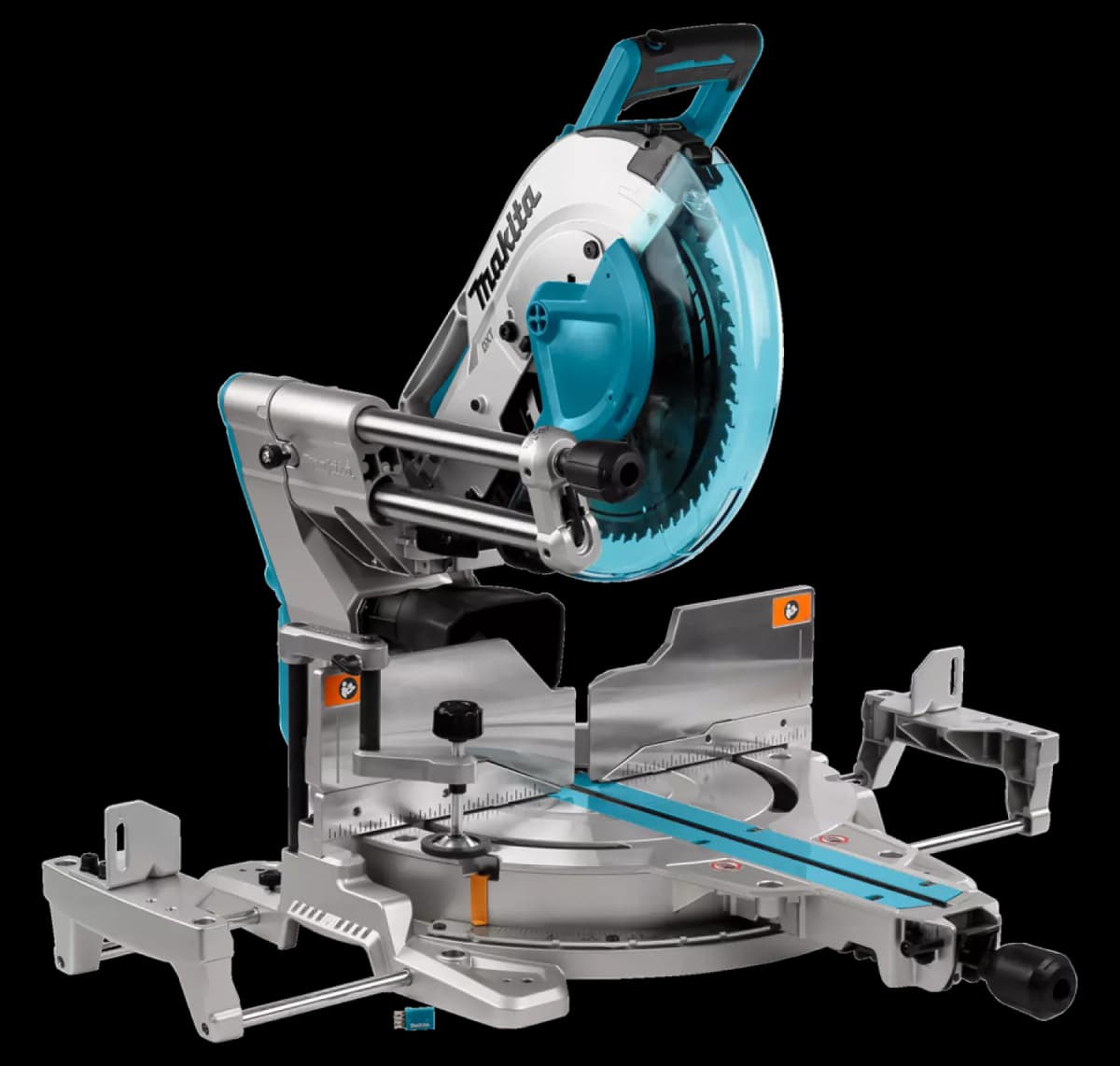 Makita DLS211ZU 36V (2x 18V) Li-Ion Accu Afkortzaag Body - 305mm - Koolborstelloos thumbnail 2