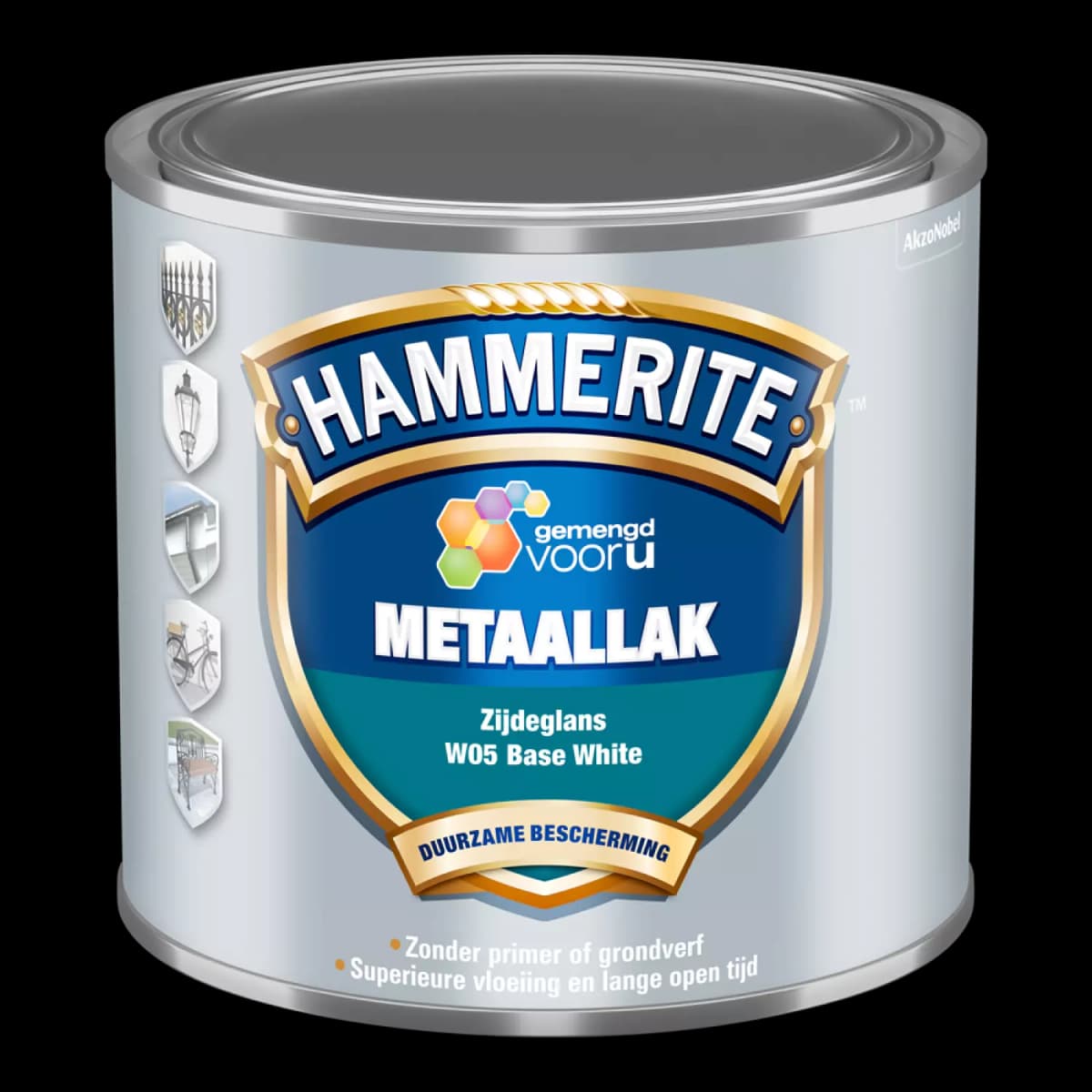 Hammerite Metaallak Zijdeglans - Direct Over Roest - Op Kleur Gemengd - 0,5L