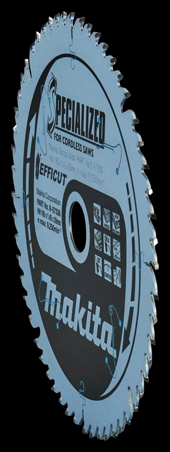 Makita B-57336 Cirkelzaagblad - Efficut 165x20x1,45 56T - Hout thumbnail 3