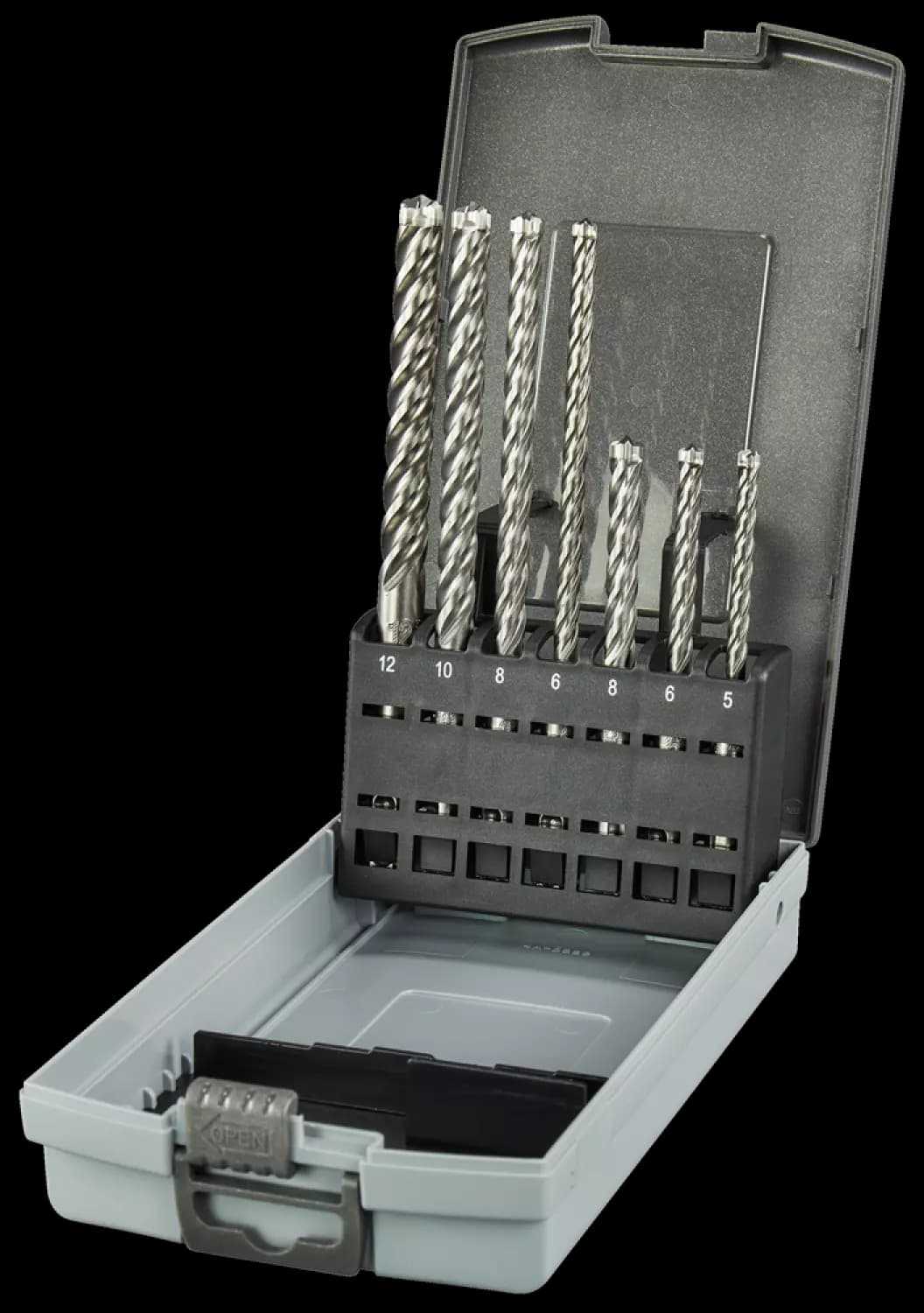 Makita E-14928 7-delige SDS-PLUS Betonborenset In Cassette thumbnail 4