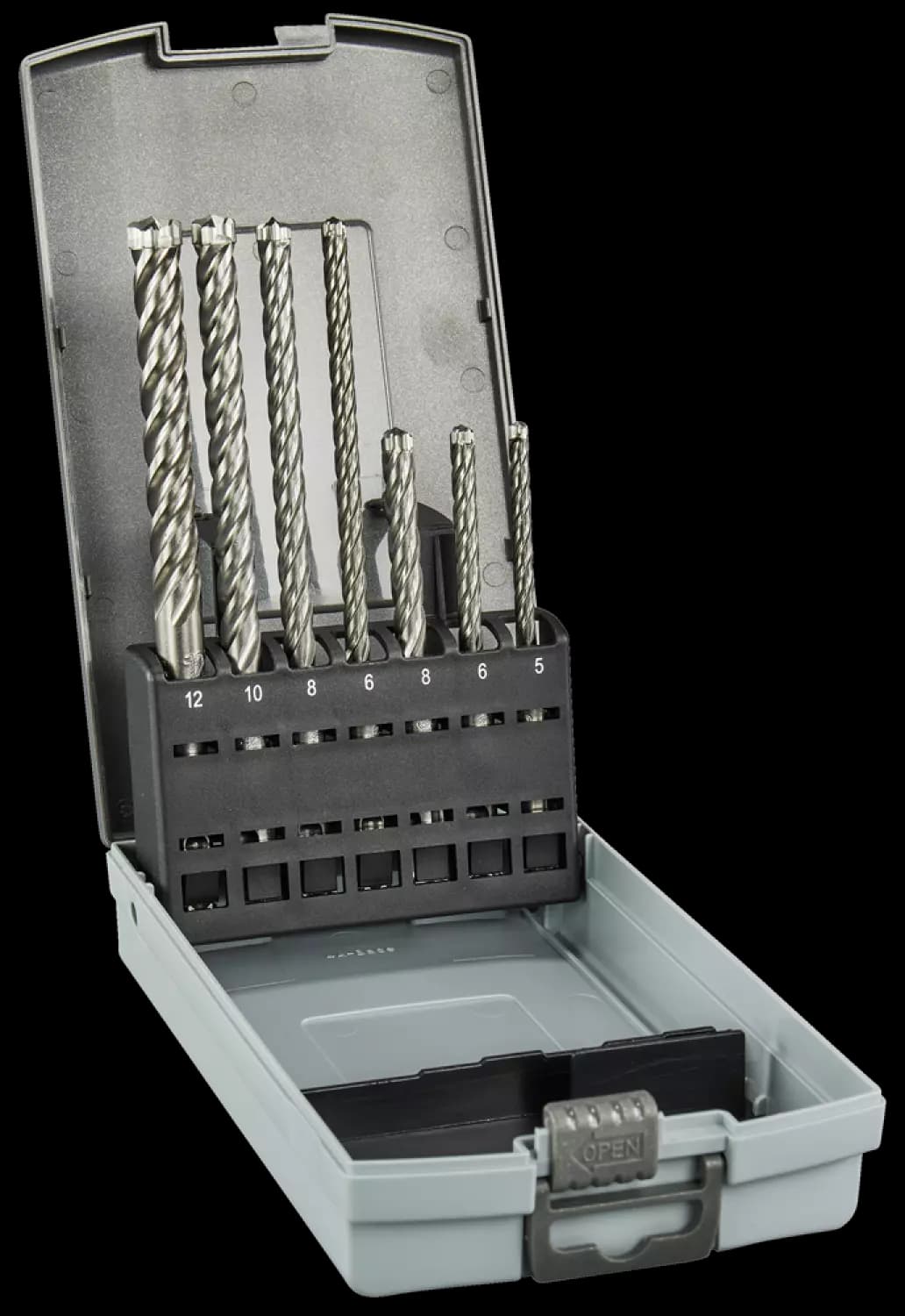 Makita E-14928 7-delige SDS-PLUS Betonborenset In Cassette thumbnail 2