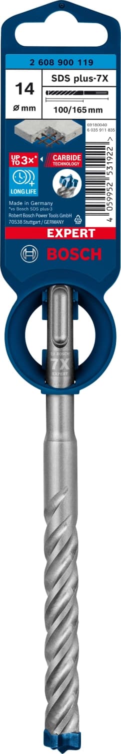 Bosch 2608900119 EXPERT Hamerboor SDS Plus-7X - 14x100x165mm thumbnail 2