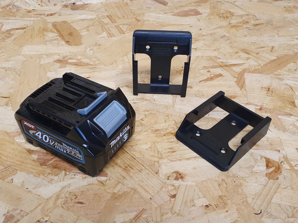 StealthMounts BM-MK40-BLK-6 Accuhouder Voor Makita 40V XGT - Zwart - 6-pack thumbnail 4