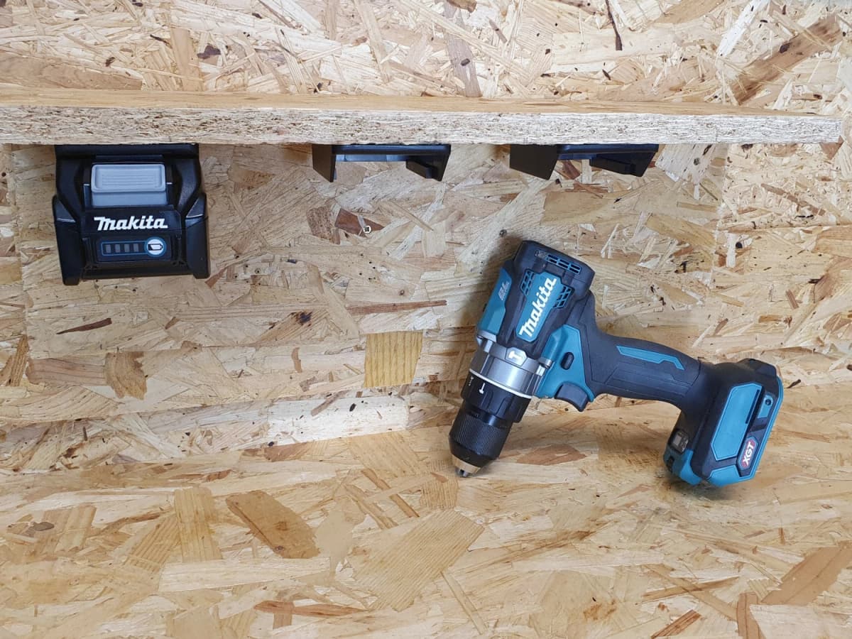 StealthMounts BM-MK40-BLK-6 Accuhouder Voor Makita 40V XGT - Zwart - 6-pack thumbnail 3