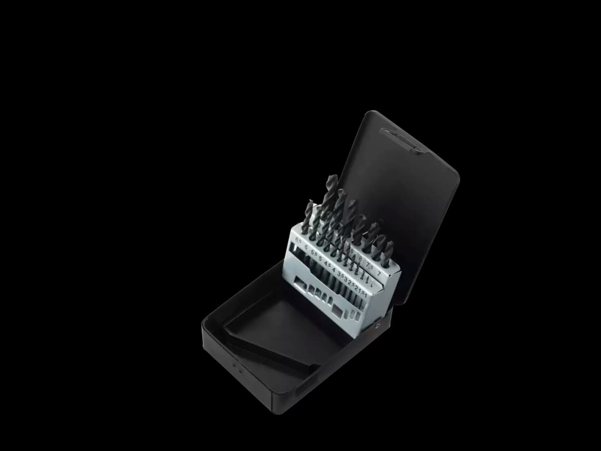 Fit-to-Fix 4000110001 19-delige Uni Metaalborenset DIN338 - HSS-R - 1-10mmx0.5cm