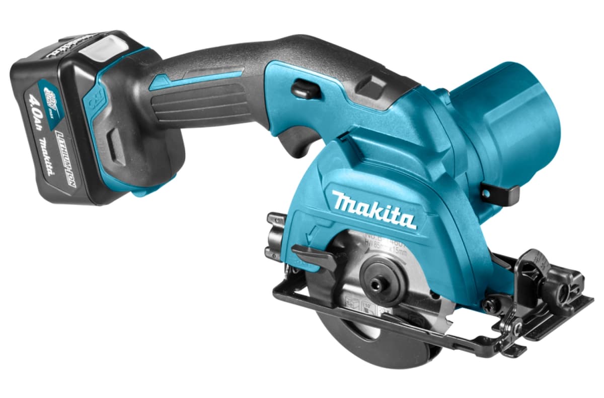 Makita HS301DSMJ 10.8V Li-Ion Accu Cirkelzaag Set (2x 4.0Ah Accu) In Mbox - 85mm thumbnail 2