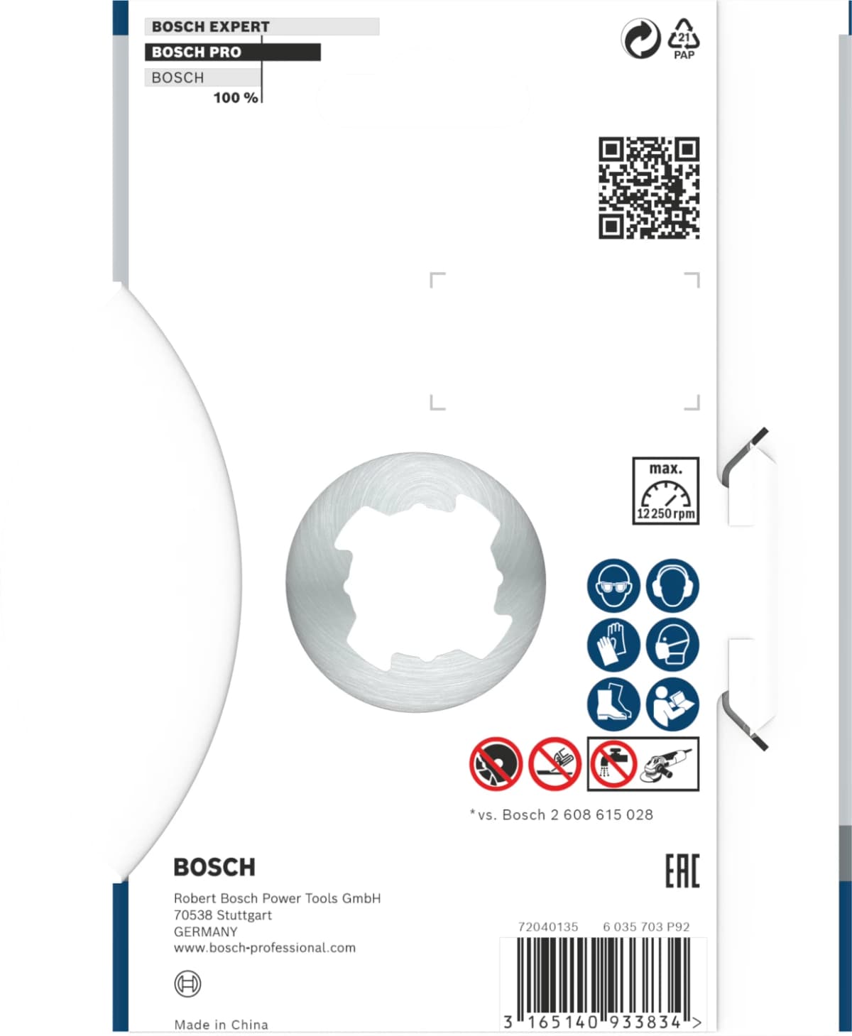 Bosch 2608615166 X-Lock Diamantschijf Standard For Universal - 125mm thumbnail 3