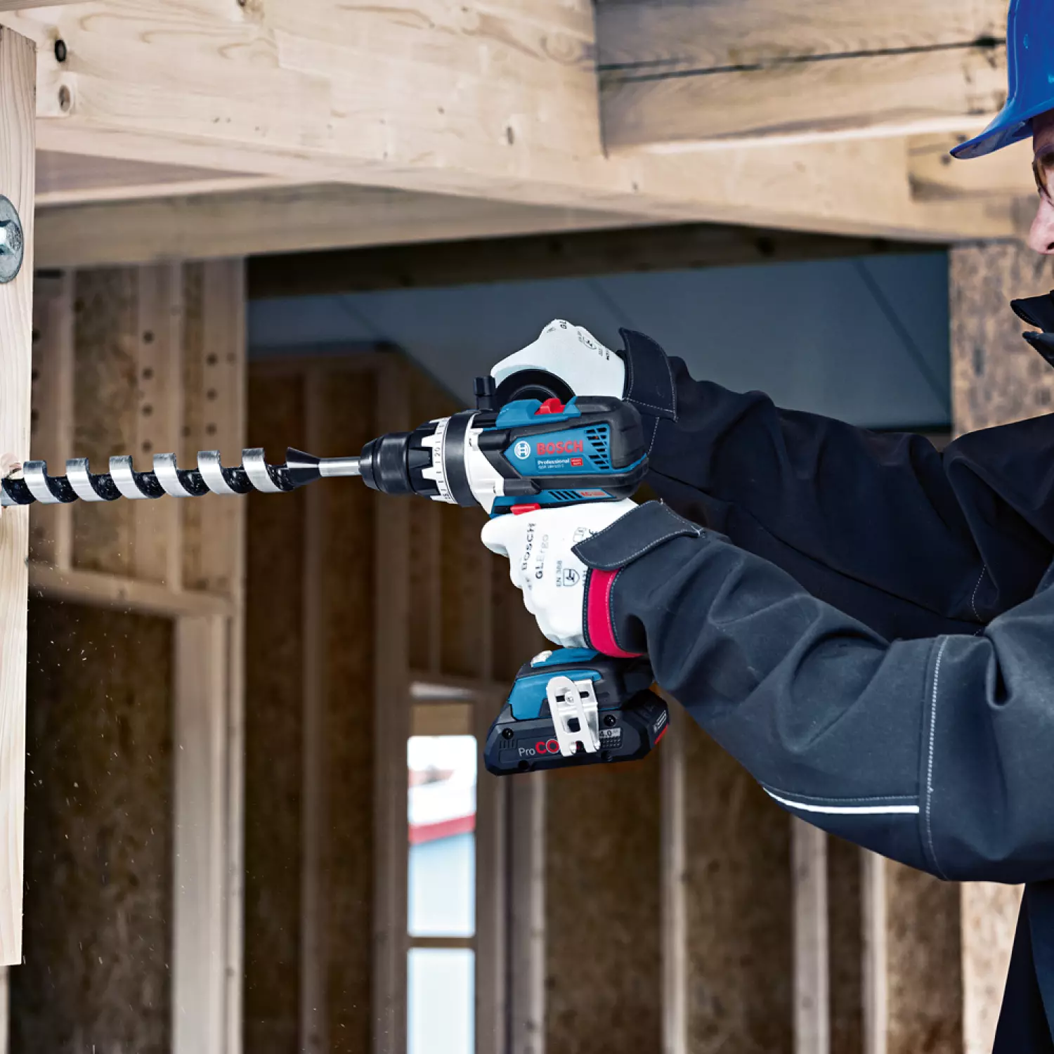 Bosch GSB 18V-110 C 18V Li-Ion Accu Klopboor- /schroefmachine Body - 110Nm - Koolborstelloos thumbnail 2