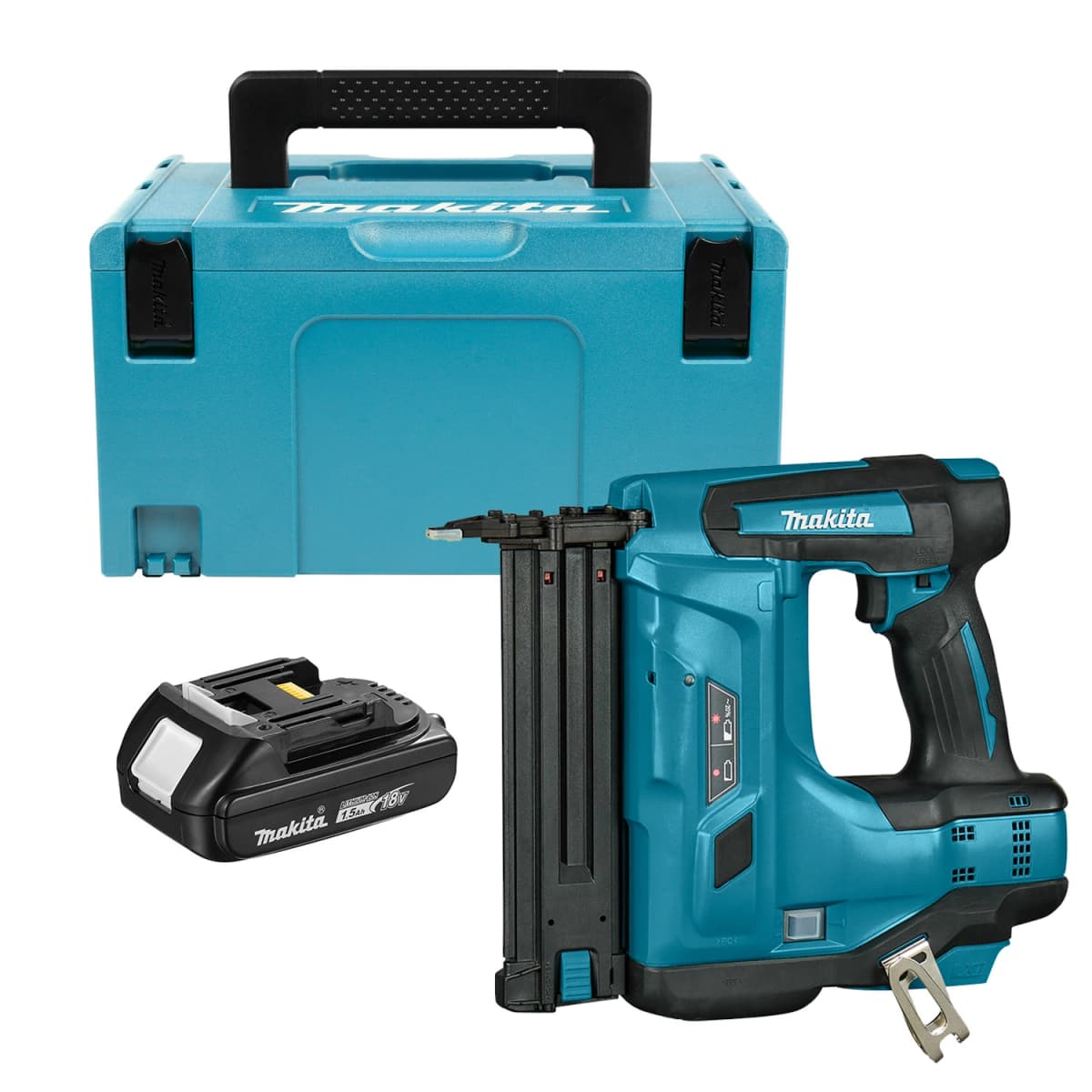 Makita DBN500Y1J 18V Li-Ion Accu Brad Tacker Body + (1x 1.5Ah Accu) In Mbox - 15-50mm - 18 Gauge