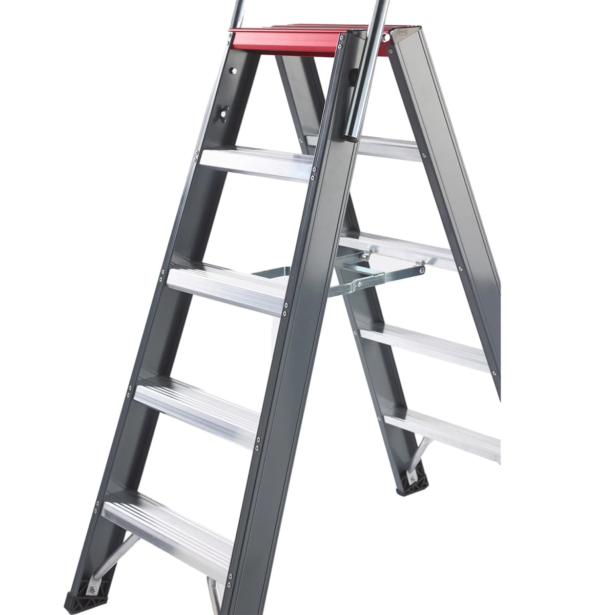 Altrex Falco FDO 4 Dubbele Trap - Aluminium Met Coating - 2 X 4 Treden - Max. Werkhoogte 2,95m thumbnail 4