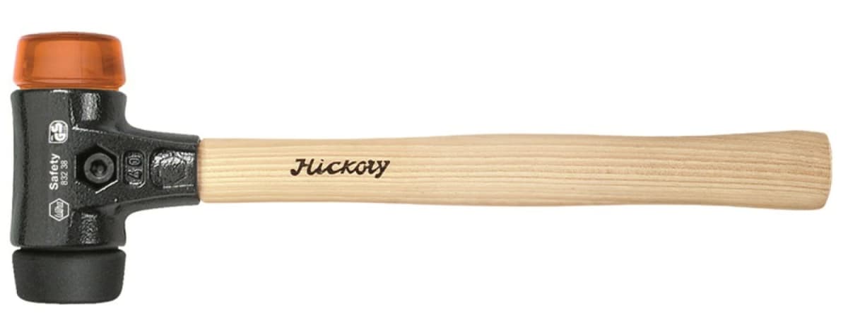 Wiha 832-38 Safety Kunststof Hamer - 50 X 360mm - Zwart/Oranje