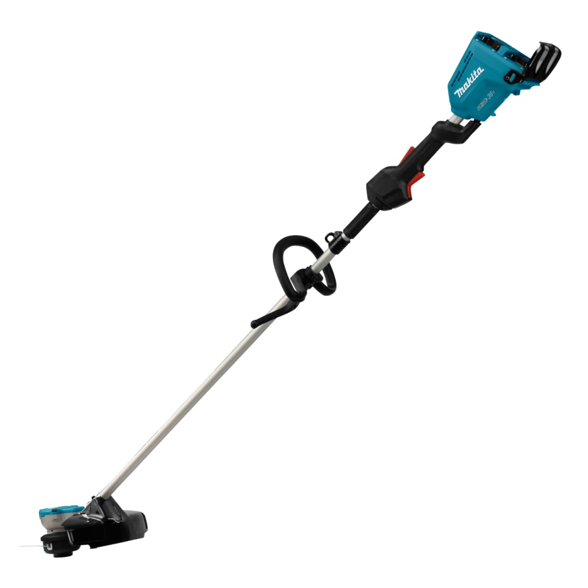 Makita DUR368LPT2 2x18V Li-Ion Accu Bosmaaier Set (2x 5,0Ah) - D-Greep - 350mm - Koolborstelloos thumbnail 4