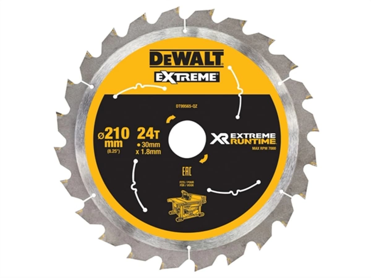 DeWALT DT99565 XR Cirkelzaagblad - 210 X 30 X 24T - Hout