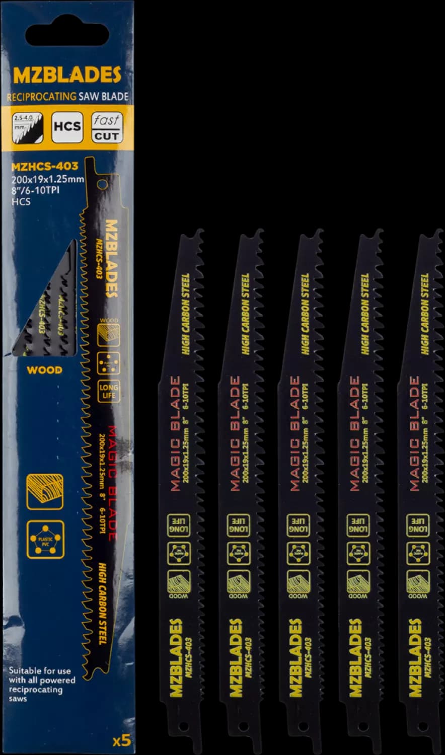 Multizaag MZHCS-403 Reciprozaagblad Hout - 5 Stuks thumbnail 2