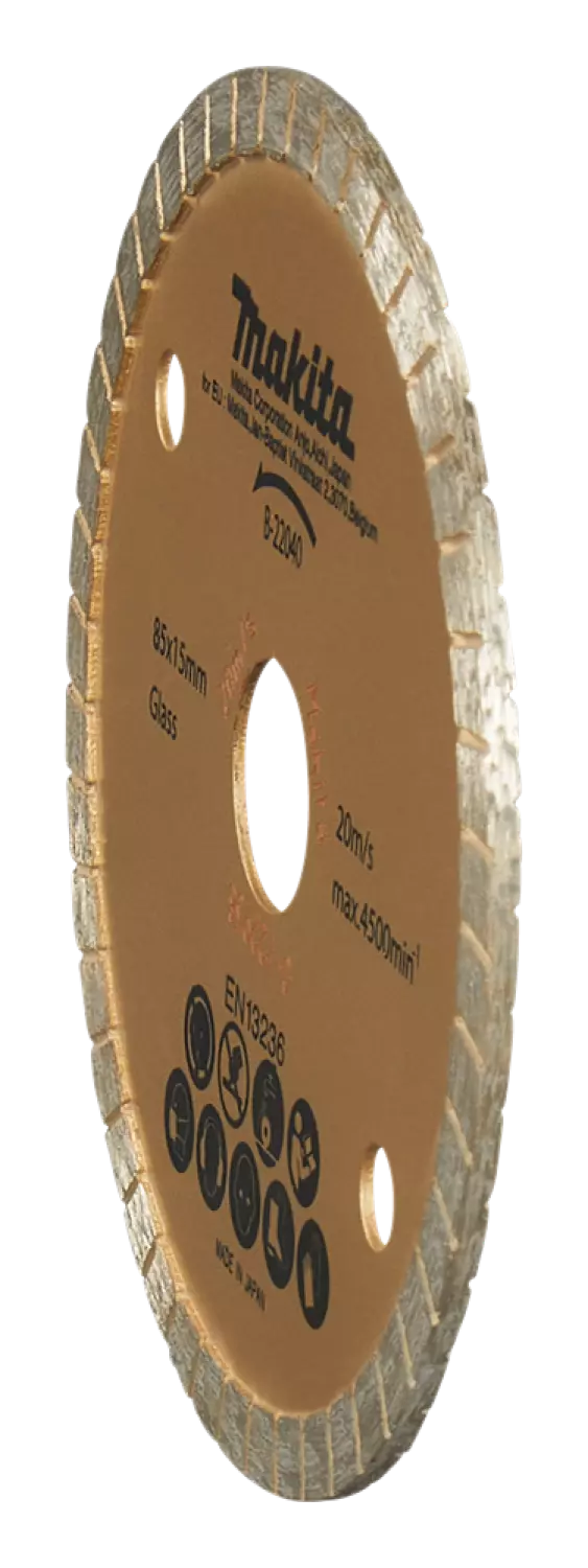 Makita B-22040 Diamantdoorslijpschijf - 85 X 15 X 2mm - Asfalt / Steen / Tegels&Natuursteen thumbnail 4