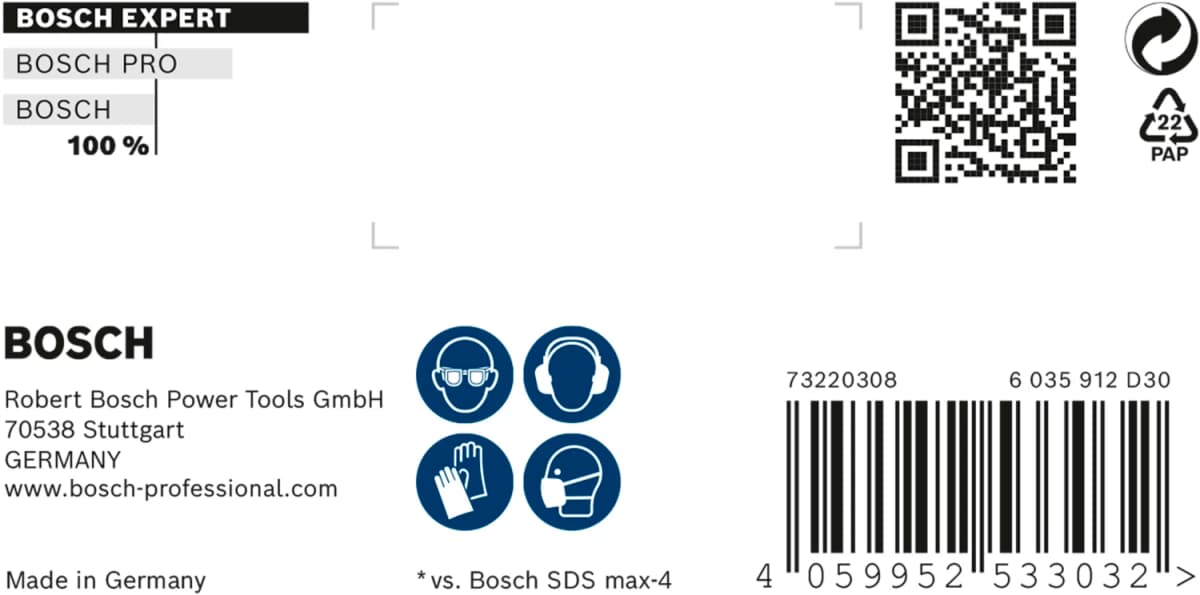 Bosch 2608900229 EXPERT Hamerboor SDS Max-8X - 20x400x520mm thumbnail 3