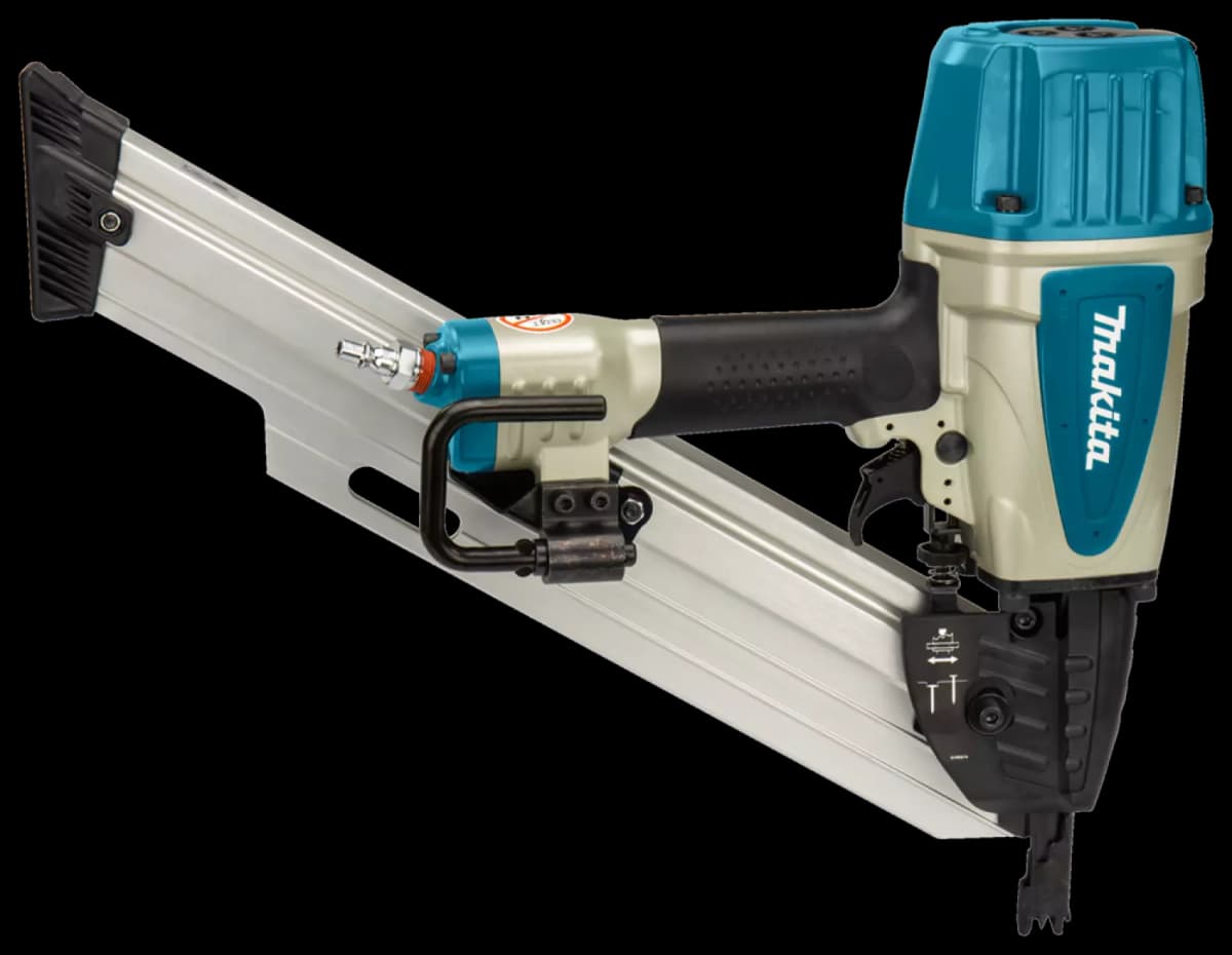 Makita AN943K Pneumatische Constructienagel Tacker In Koffer - 50-90mm - 8,5 Bar thumbnail 4