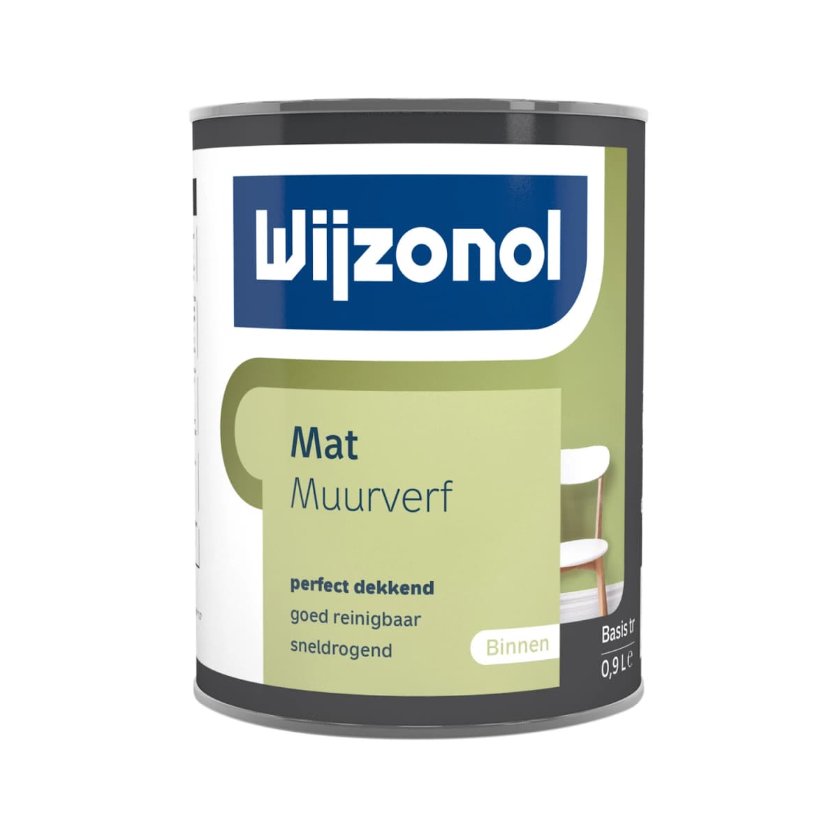 Wijzonol Muurverf Mat - Op Kleur Gemengd - 1L