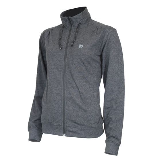 Donnay Donnay Dames - Vest met kraag Fay - Grijs