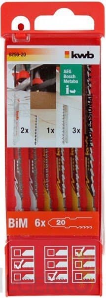 KWB decoupeerzaagset 6-delig thumbnail 2