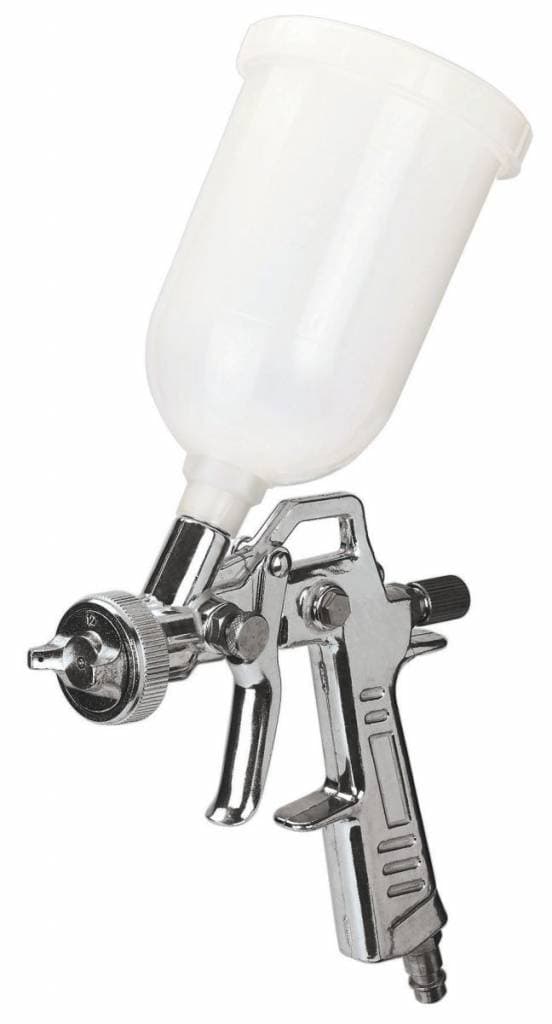 Verfspuit met Bovenbeker Einhell