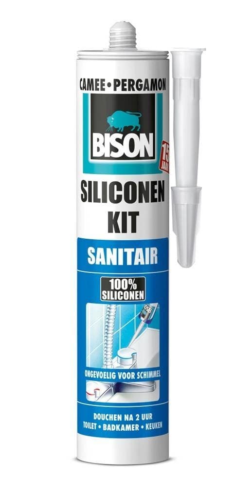 Bison siliconenkit - sanitair camee - 310ml