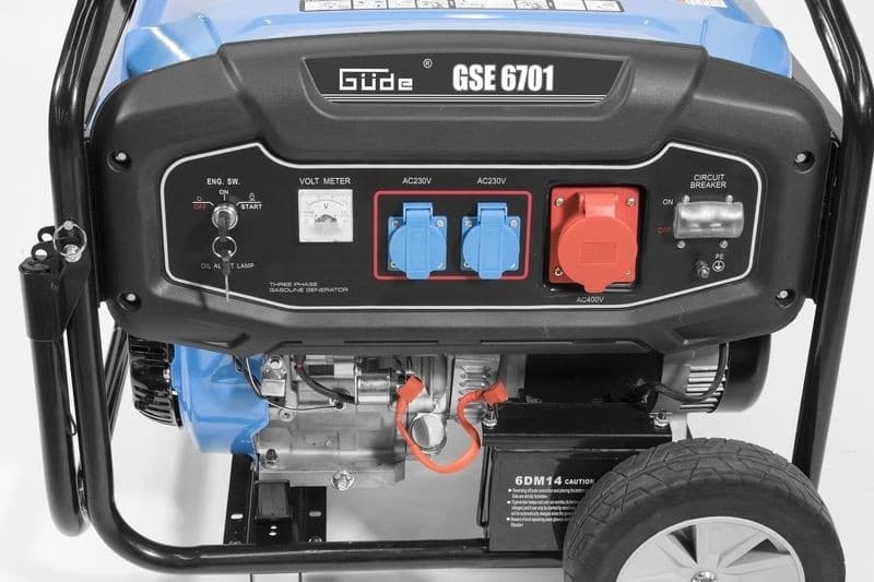 Güde Generator GSE 6701 RS - 230V&400V aansluiting thumbnail 2