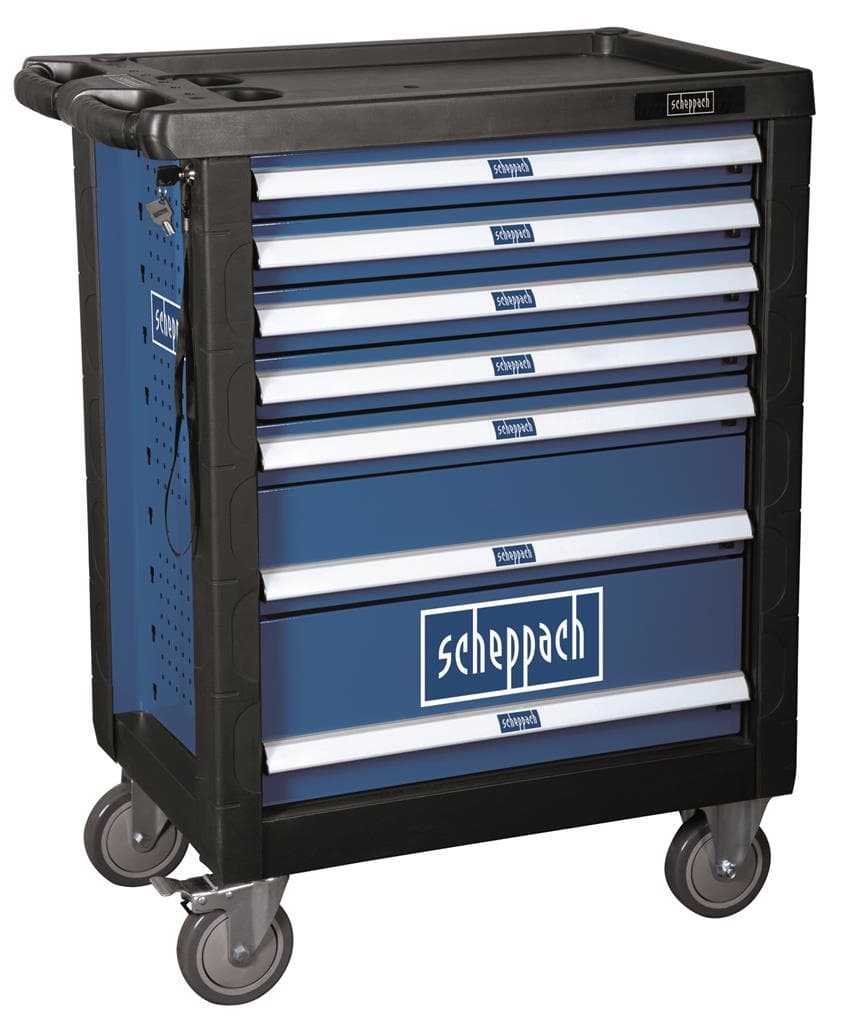 Scheppach TW1000 Gereedschapswagen gevuld 263 delig thumbnail 4