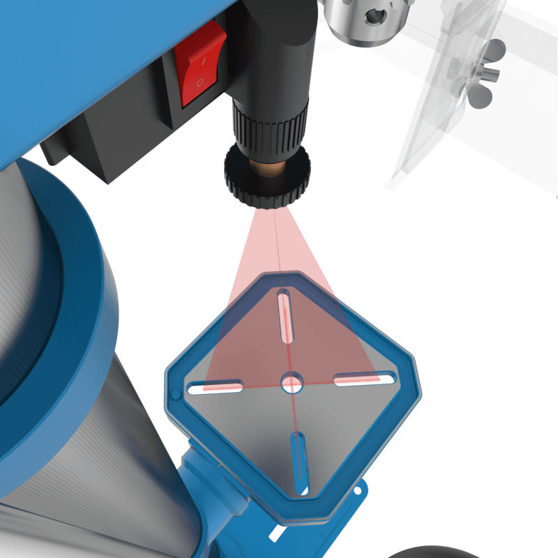 Güde Kolomboormachine Xtra Long GSB 20 met Laser 500W thumbnail 4