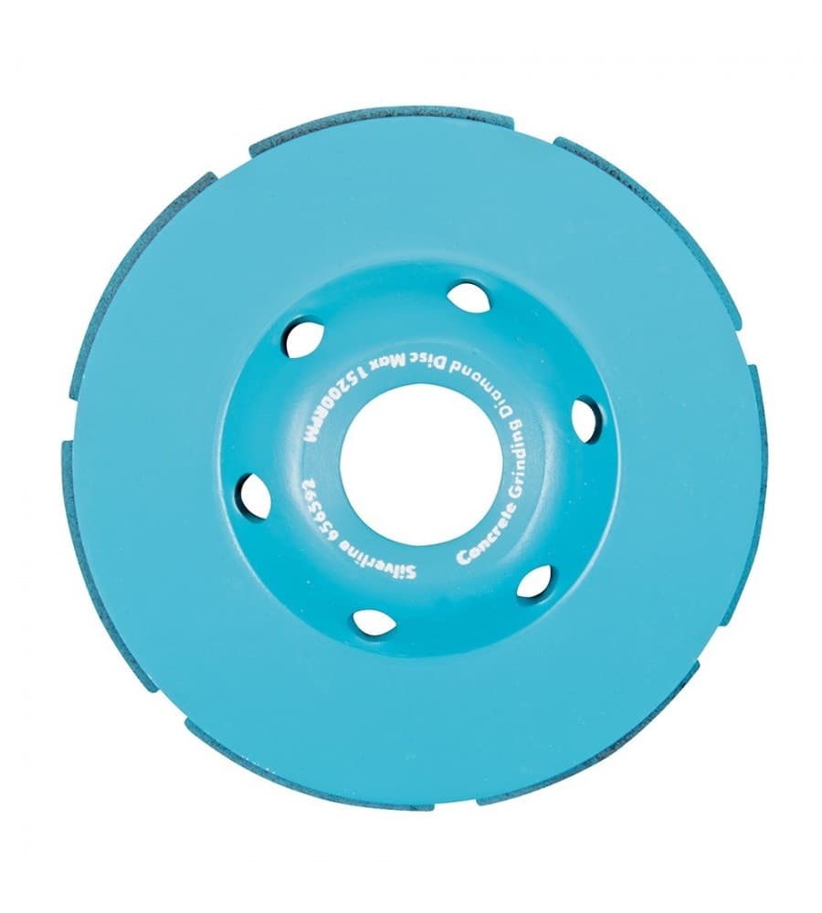 Silverline Diamant-beton slijpschijf - dubbele rij 100 x 22,2 mm thumbnail 3