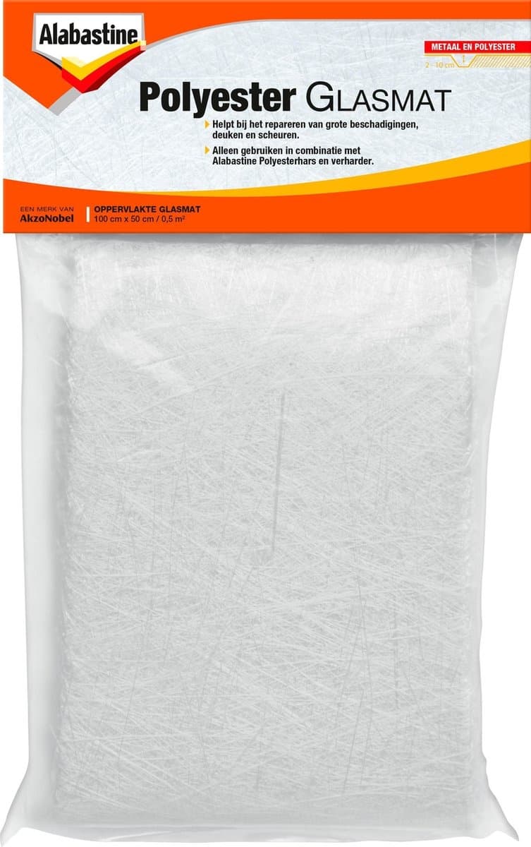 Alabastine Polyester Glasmat 0,5M2