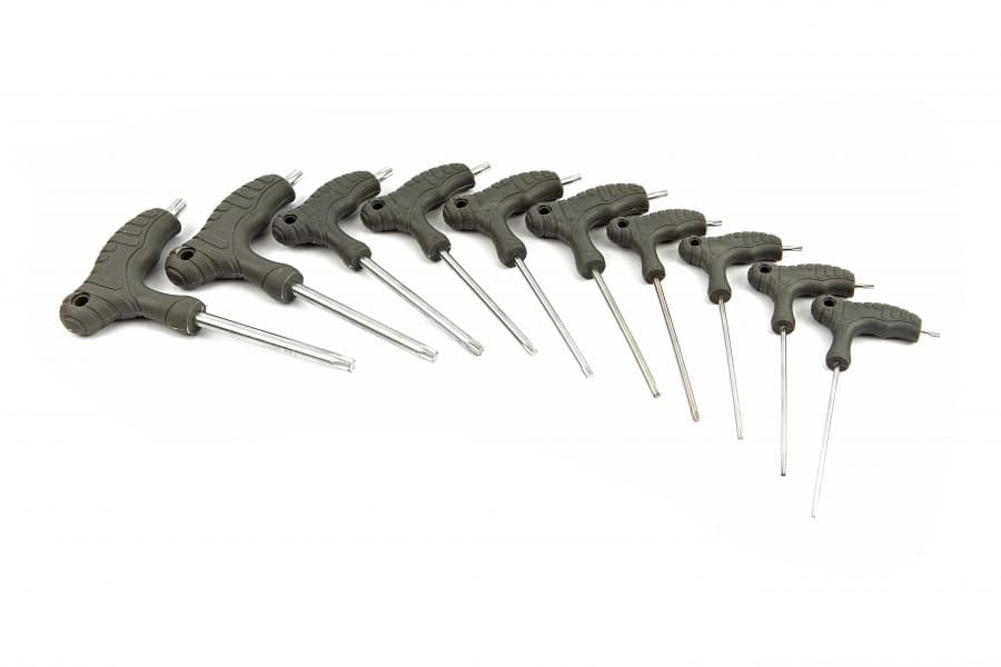 Silverline 10 Delige T-Grepen TORX-sleutel Set thumbnail 2