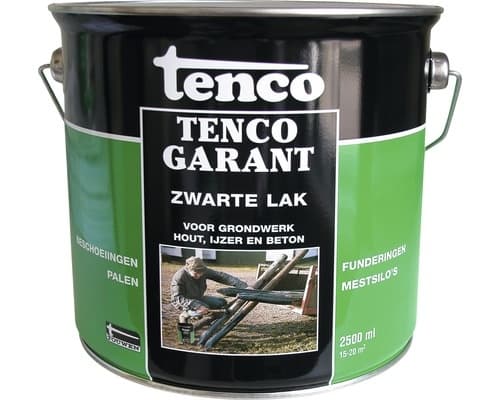 Tenco Tencogarant Zwarte Lak - Voor grondwerk - 2,5 Liter