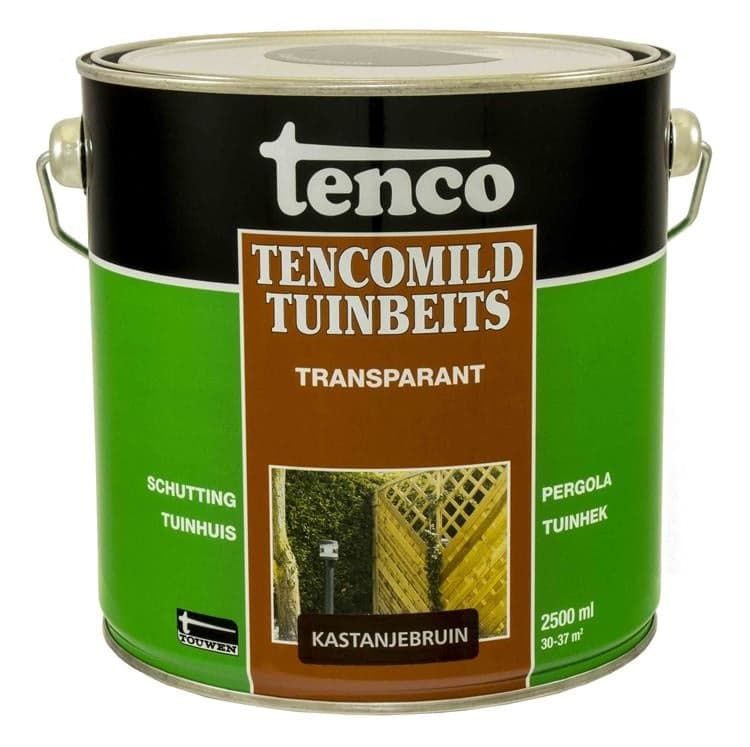 Tenco Tencomild Transparant Kastanjebruin - Tuinbeits - 2,5 Liter